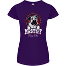 Mastiff Heart Funny Dog Womens Petite Cut T-Shirt Purple