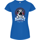 Mastiff Heart Funny Dog Womens Petite Cut T-Shirt Royal Blue