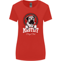 Mastiff Heart Funny Dog Womens Wider Cut T-Shirt Red