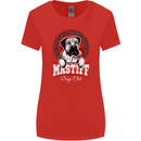 Mastiff Heart Funny Dog Womens Wider Cut T-Shirt Red