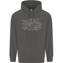 Mathematical Formula Funny Maths Childrens Kids Hoodie Storm Grey