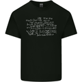 Mathematical Formula Funny Maths Kids T-Shirt Childrens Black