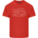 Mathematical Formula Funny Maths Kids T-Shirt Childrens Red