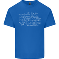 Mathematical Formula Funny Maths Kids T-Shirt Childrens Royal Blue