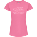 Mathematical Formula Funny Maths Womens Petite Cut T-Shirt Azalea
