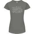 Mathematical Formula Funny Maths Womens Petite Cut T-Shirt Charcoal