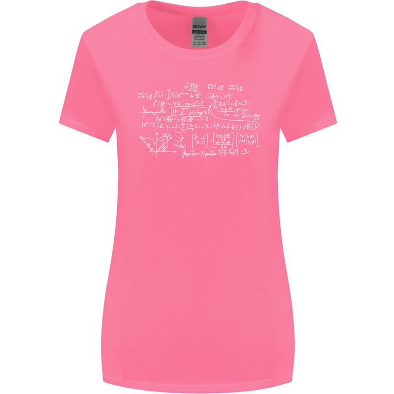 Mathematical Formula Funny Maths Womens Wider Cut T-Shirt Azalea