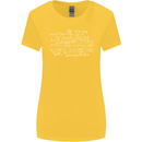 Mathematical Formula Funny Maths Womens Wider Cut T-Shirt Yellow