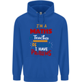 Maths Teacher Have Problems Funny Teaching Mens 80% Cotton Hoodie Royal Blue