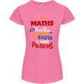 Maths Teacher Have Problems Funny Teaching Womens Petite Cut T-Shirt Azalea