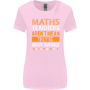 Maths Teachers Above Average Funny Teaching Womens Wider Cut T-Shirt Light Pink