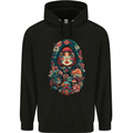 Matryoshka Doll Russian Girl Fantasy Childrens Kids Hoodie Black