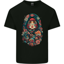 Matryoshka Doll Russian Girl Fantasy Kids T-Shirt Childrens Black