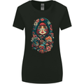 Matryoshka Doll Russian Girl Fantasy Womens Wider Cut T-Shirt Black