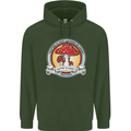Matter Is Not Lacking in Magic Mushroom LSD Childrens Kids Hoodie Forest Green