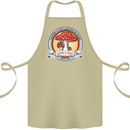 Matter Is Not Lacking in Magic Mushroom LSD Cotton Apron 100% Organic Khaki