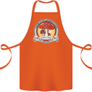 Matter Is Not Lacking in Magic Mushroom LSD Cotton Apron 100% Organic Orange