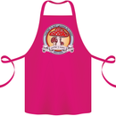 Matter Is Not Lacking in Magic Mushroom LSD Cotton Apron 100% Organic Pink