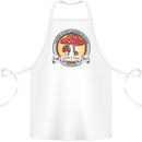 Matter Is Not Lacking in Magic Mushroom LSD Cotton Apron 100% Organic White