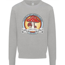Matter Is Not Lacking in Magic Mushroom LSD Kids Sweatshirt Jumper Sports Grey