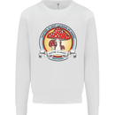 Matter Is Not Lacking in Magic Mushroom LSD Kids Sweatshirt Jumper White