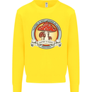 Matter Is Not Lacking in Magic Mushroom LSD Kids Sweatshirt Jumper Yellow