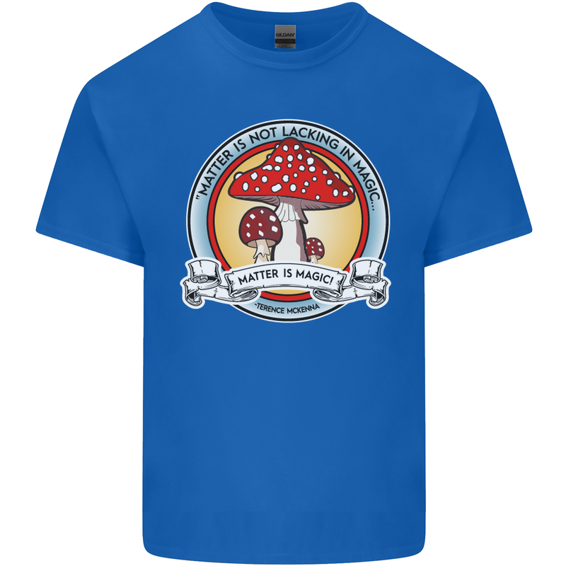 Matter Is Not Lacking in Magic Mushroom LSD Kids T-Shirt Childrens Royal Blue