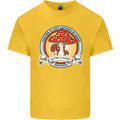 Matter Is Not Lacking in Magic Mushroom LSD Kids T-Shirt Childrens Yellow