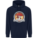 Matter Is Not Lacking in Magic Mushroom LSD Mens 80% Cotton Hoodie Navy Blue