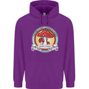 Matter Is Not Lacking in Magic Mushroom LSD Mens 80% Cotton Hoodie Purple