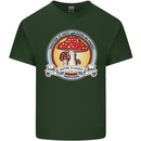 Matter Is Not Lacking in Magic Mushroom LSD Mens Cotton T-Shirt Tee Top Forest Green