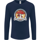 Matter Is Not Lacking in Magic Mushroom LSD Mens Long Sleeve T-Shirt Navy Blue