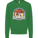 Matter Is Not Lacking in Magic Mushroom LSD Mens Sweatshirt Jumper Irish Green