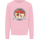 Matter Is Not Lacking in Magic Mushroom LSD Mens Sweatshirt Jumper Light Pink