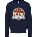 Matter Is Not Lacking in Magic Mushroom LSD Mens Sweatshirt Jumper Navy Blue