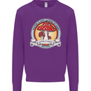 Matter Is Not Lacking in Magic Mushroom LSD Mens Sweatshirt Jumper Purple