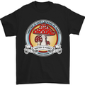 Matter Is Not Lacking in Magic Mushroom LSD Mens T-Shirt Cotton Gildan Black