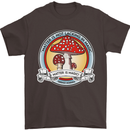 Matter Is Not Lacking in Magic Mushroom LSD Mens T-Shirt Cotton Gildan Dark Chocolate