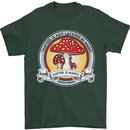 Matter Is Not Lacking in Magic Mushroom LSD Mens T-Shirt Cotton Gildan Forest Green