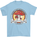Matter Is Not Lacking in Magic Mushroom LSD Mens T-Shirt Cotton Gildan Light Blue