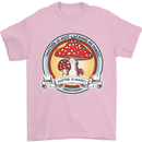 Matter Is Not Lacking in Magic Mushroom LSD Mens T-Shirt Cotton Gildan Light Pink