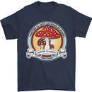 Matter Is Not Lacking in Magic Mushroom LSD Mens T-Shirt Cotton Gildan Navy Blue