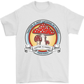 Matter Is Not Lacking in Magic Mushroom LSD Mens T-Shirt Cotton Gildan White