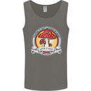 Matter Is Not Lacking in Magic Mushroom LSD Mens Vest Tank Top Charcoal