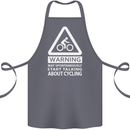 May Start Talking About Cycling Cyclist Cotton Apron 100% Organic Steel