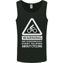 May Start Talking About Cycling Cyclist Mens Vest Tank Top Black