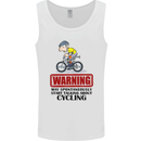 May Start Talking About Cycling Cyclist Mens Vest Tank Top White