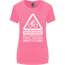 May Start Talking About Cycling Cyclist Womens Wider Cut T-Shirt Azalea