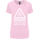 May Start Talking About Cycling Cyclist Womens Wider Cut T-Shirt Light Pink