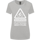 May Start Talking About Cycling Cyclist Womens Wider Cut T-Shirt Sports Grey